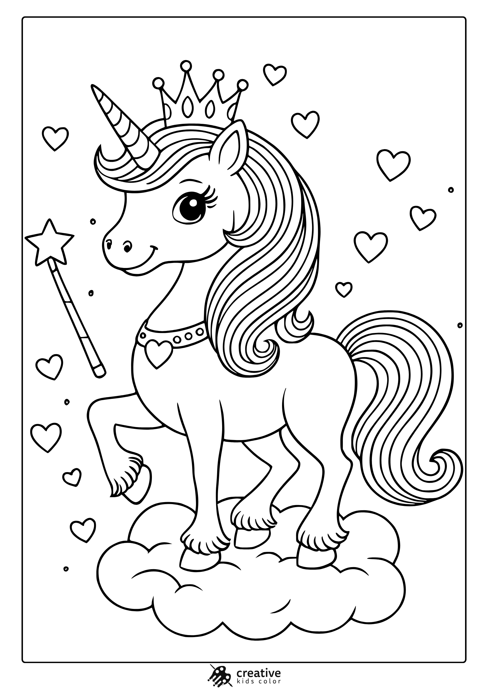Unicorn Coloring Pages 55 Easy And Free Printable PDF 