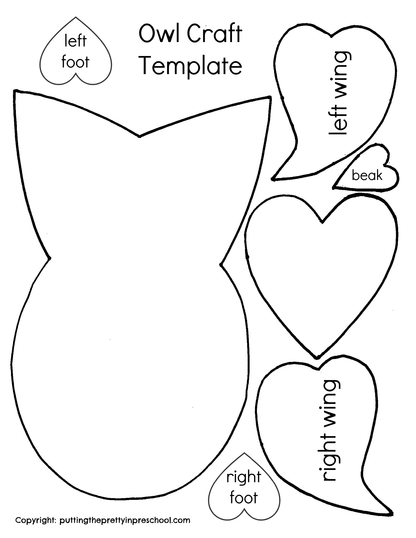 Valentine s Day Owl Craft Valentine s Day Owl Craft