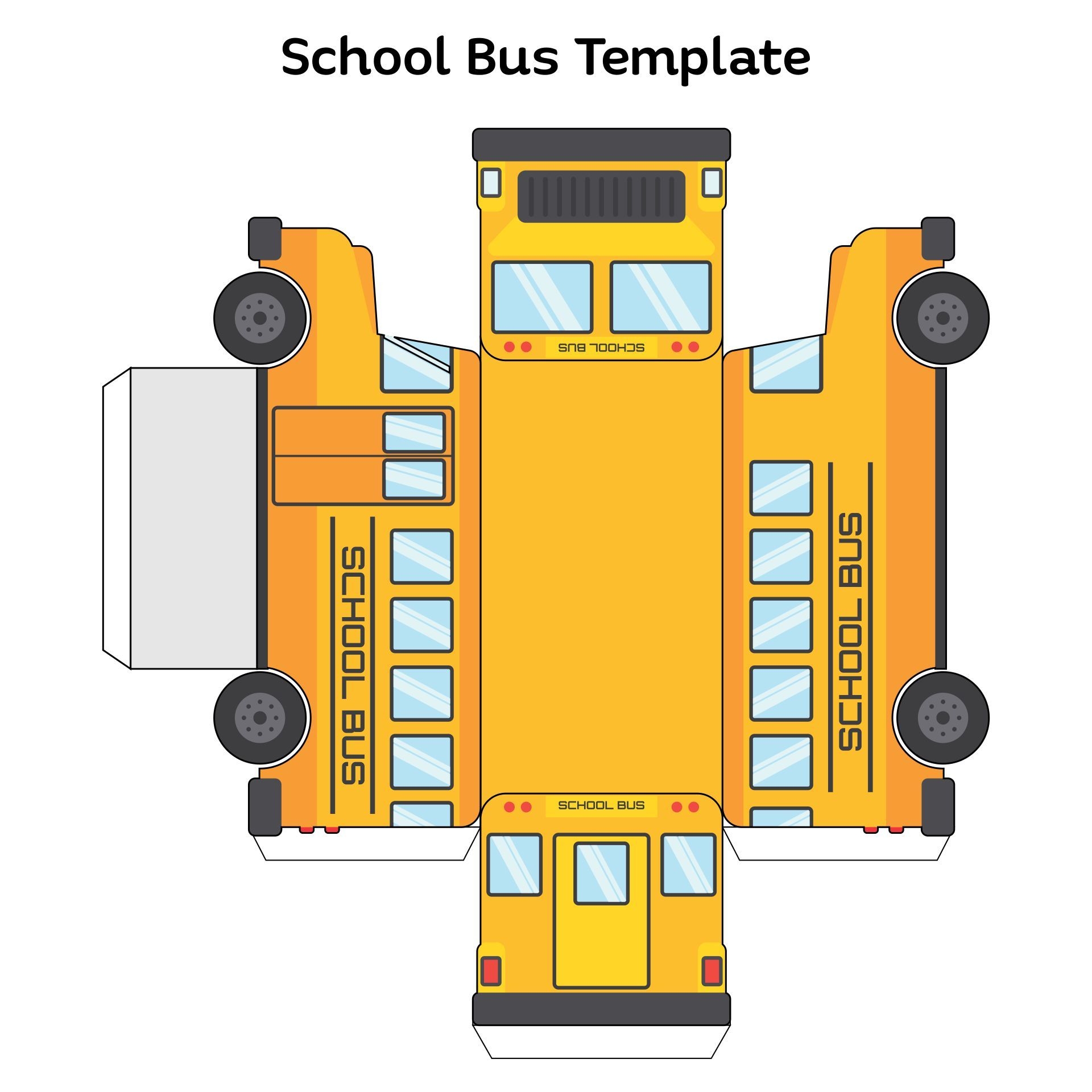 bus template printable