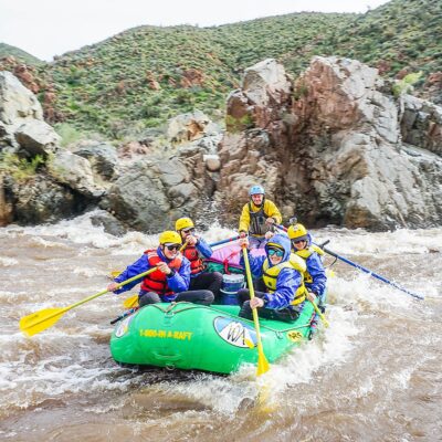 White Water Rafting In AZ With Teens All For The Boys