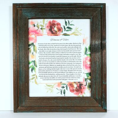 Woman Of Valor Art PRINTABLE DOWNLOAD Eshet Chayil Proverbs 31 Etsy