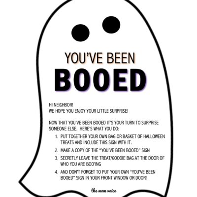 You ve Been Booed Free Download The Mom Voice