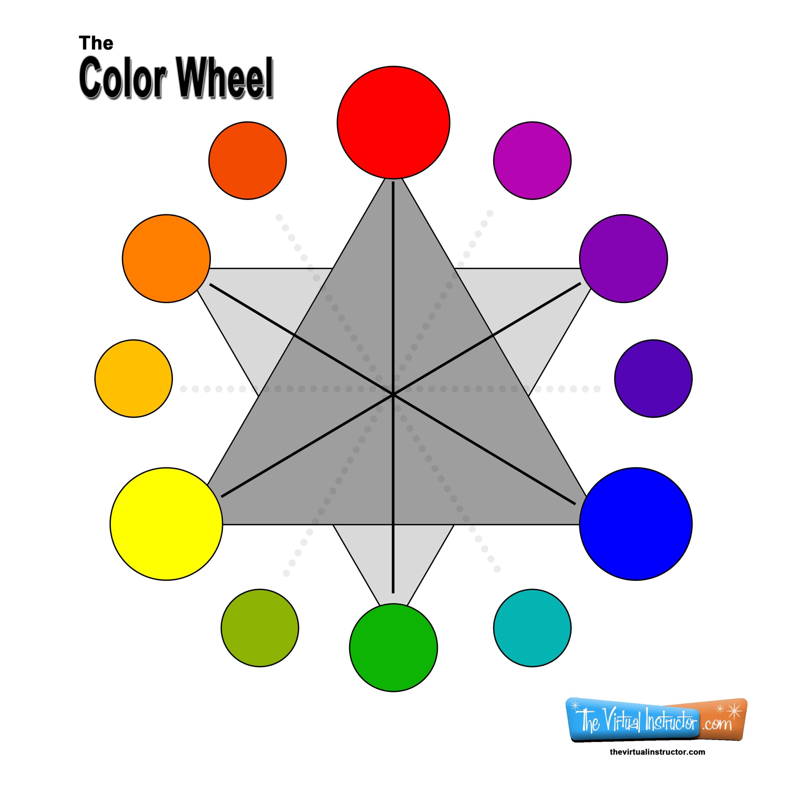 printable color wheel chart