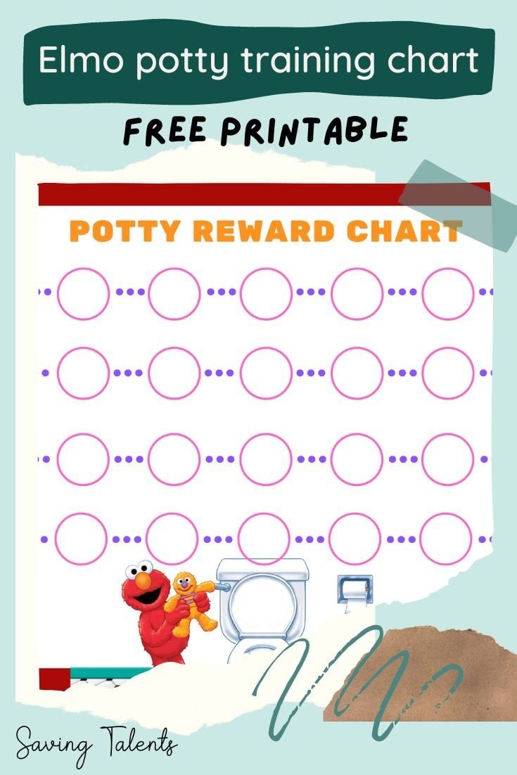 Elmo Potty Training Chart Free Printable