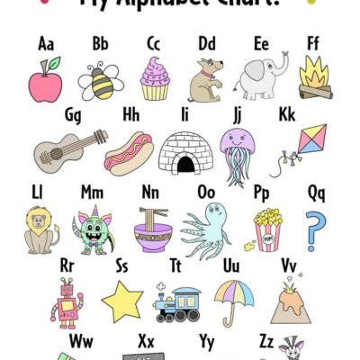 FREE Printable Alphabet Chart The Hollydog Blog