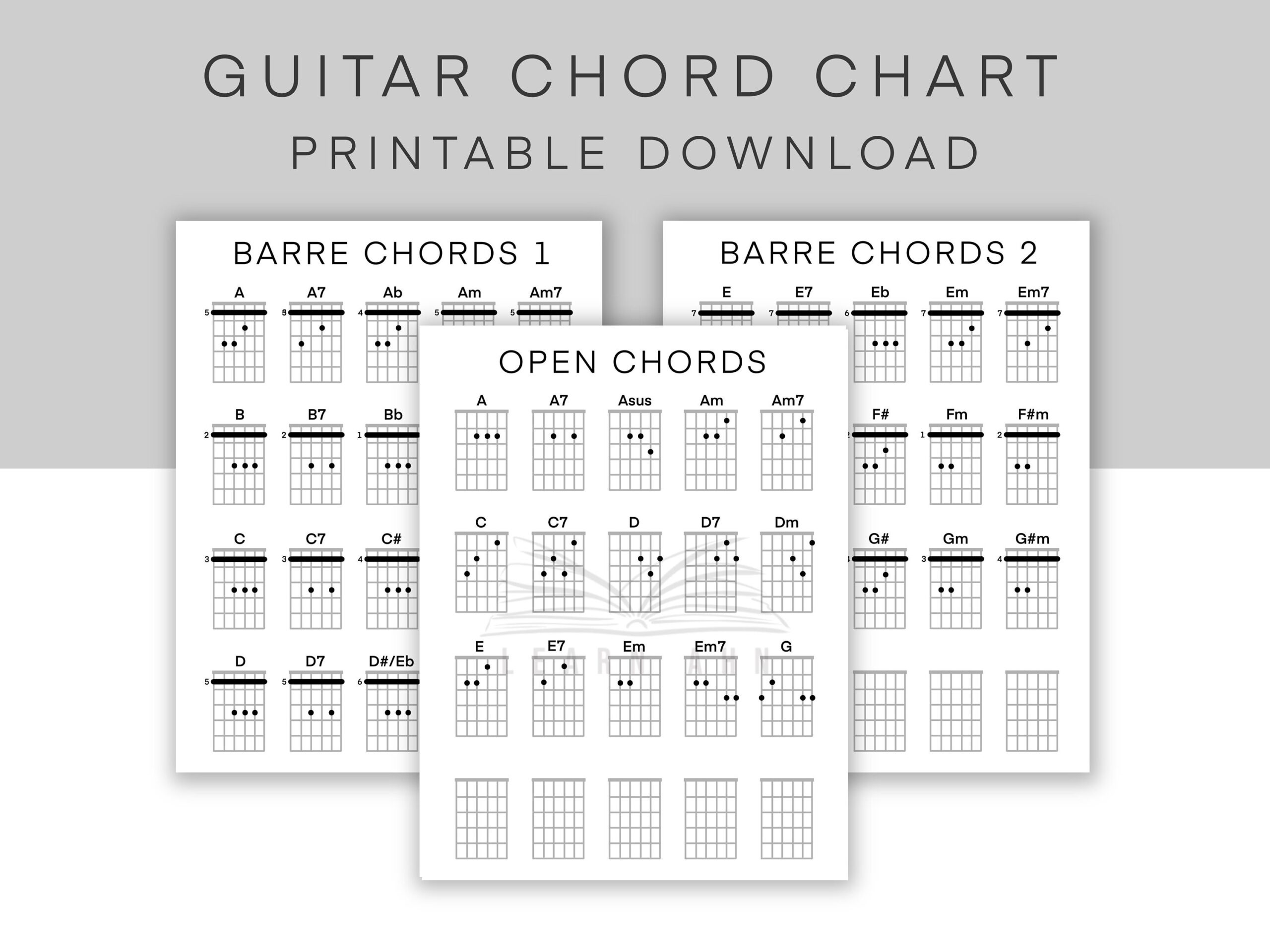 printable chord chart