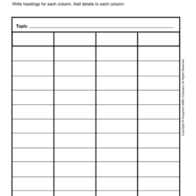 Houghton Mifflin Four Column Chart Fill Out Sign Share Online PdfFiller