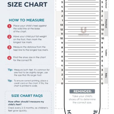 Kids Shoe Size Chart US UK EU Complete Childrens Shoe Size Guide 2026