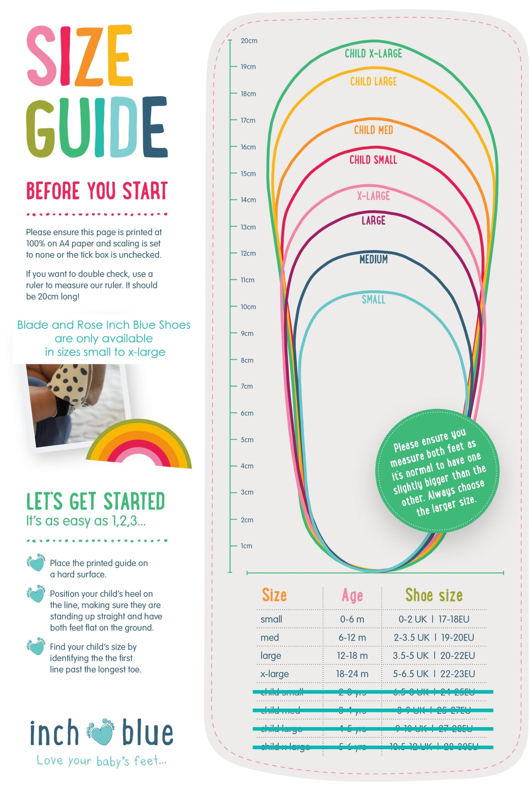 Printable Shoe Infant Shoe Size Chart Uk Printable Baby Foot Size Uk Printable Baby Shoe Size