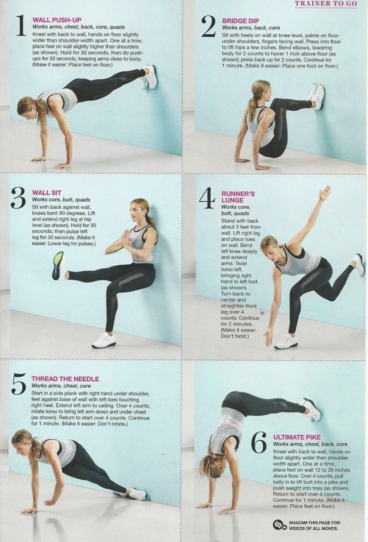 Wall Pilates Exercises For Beginners